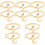 Gouden Snake Bangle Arm Cuff Sieraden Dames & 5