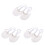 3St Elastische Witte - En Yogasokken Met Goede Grip 2