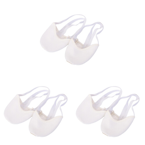 3St Elastische Witte - En Yogasokken Met Goede Grip 1