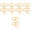 Gouden Snake Bangle Arm Cuff Sieraden Dames & 6