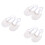 3St Elastische Witte - En Yogasokken Met Goede Grip 6