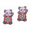 2Sets Plakbal Bord Spelset Multi Kleuren Kinderspeelgoed Interactief 5