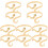 Gouden Snake Bangle Arm Cuff Sieraden Dames & 4
