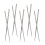 60Pairs Rust-Resistant Stainless Steel Chopsticks for Home Use Silver 1