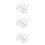 3St Elastische Witte - En Yogasokken Met Goede Grip 8