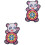 2Sets Plakbal Bord Spelset Multi Kleuren Kinderspeelgoed Interactief 4