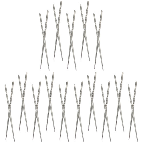 60Pairs Rust-Resistant Stainless Steel Chopsticks for Home Use Silver 1