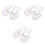 3St Elastische Witte - En Yogasokken Met Goede Grip 3