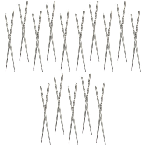 60Pairs Rust-Resistant Stainless Steel Chopsticks for Home Use Silver 2