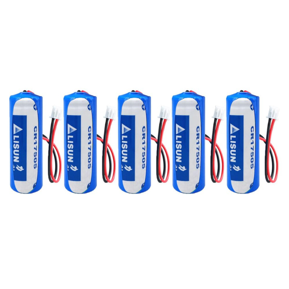 Cr17505 3.0V Lithium Battery 2500Mah Nonrechargeable With 2.54 Connector, Pack Of 5 9771547259398