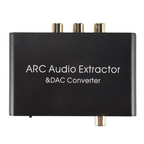 Audio Extractor 192KHz DAC Converter ARC Audio Extractor Support Digital -Compatible Audio to Analog Stereo Audio 1
