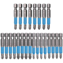 24 Stuks Magnetische Antislip Schroevendraaier Bits Set PH1 PH2 PH3 PZ1 PZ2 PZ3 Slagschroevendraaier Bitset 1/4 Inch Zeskantschacht