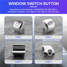 Car Left Right Front Window Repair Button Cover for C Class W205 C200 W253 GLC 260 2229052203