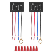 Lot 2 Interrupteurs Lampe Tactile, Module Commande de Lampe Tactile pour LED à Intensité Variable, Ampoules, Kit de Remplacement D'Interrupteur de