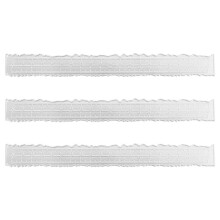 3 Pieces 8.4 Inches Metal Irregular Edges Ruler Edges Ruler for Card Making Scrapbooking Decor School Office Tools