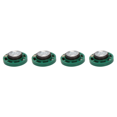 0.25 W 32 Ohm Plastic 4 Magnetic Speaker with 27 mm Diameter Green + Silver 1