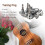 6 Pieces Silver Acoustic Guitar Machine Heads Knobs Guitar String Tuning Peg Tuner(3 for Left + 3 for Right) 4