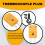 5Pcs RTD Circuits K Type Temperature Sensor Thermocouple Plugs Yellow 3