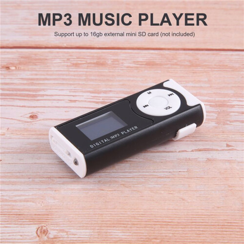 USB clip player MP3 player LCD screen 16GB   TF card 1