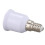 5 pcs E14, E27 Adapter Base Screw LED Light Bulb Bulb Socket Converter, White 5