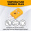 5Pcs plug de Temperature de Capteur de Thermocouple du type K de Circuits RTD Jaune 5