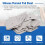 TO-247 Transistor Silicone Insulator Insulation Sheet 26mmx20mm 50 Pcs 7