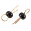 200Pcs Black Gold Tone Soldering PCB Board Breadboard Test Point Pin 7