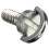 Long 1/4" D-Ring Screw Stainless Steel For Camera Tripod Quick Release Plate Silver 6