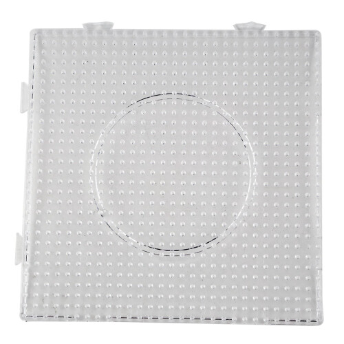 4pcs ABC Clear 145x145mm Square Large Pegboards Board for Hama Fuse  Bead 1