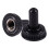 10 x Waterproof Toggle  Boot Cap Black Rubber Cover 6mm Diameter 7