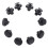 10X 7mmBumper Trim Clip Panels For   Engine Cover 1