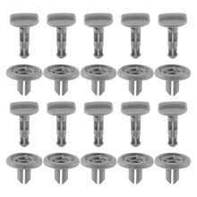 10 PCS Grey Plastic Parcel Shelf Clip Early Type End For Juke 799161KA3A