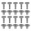 10 PCS Grey Plastic Parcel Shelf Clip Early Type End For  Juke 799161KA3A 1
