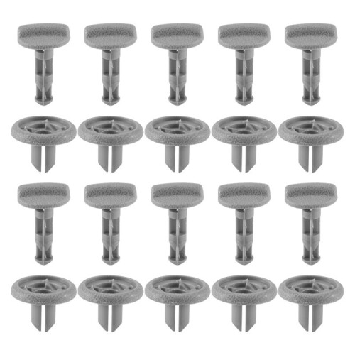 10 PCS Grey Plastic Parcel Shelf Clip Early Type End For  Juke 799161KA3A
