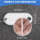 Witte Draagbare Plastic Sleutelhanger Sleutelhanger ID-Labels 20 Stuks 7