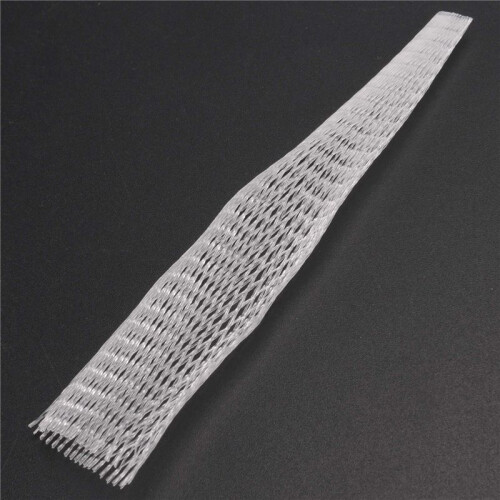 20 PCS Cosmetic Make  Brushes Guards Mesh Protectors Cover Sheath Net White 2