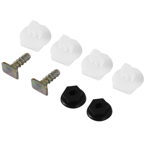 8pc Front Wheel Arch Trim Clips Plastic Metal Screw Nut Set For  Corsa C