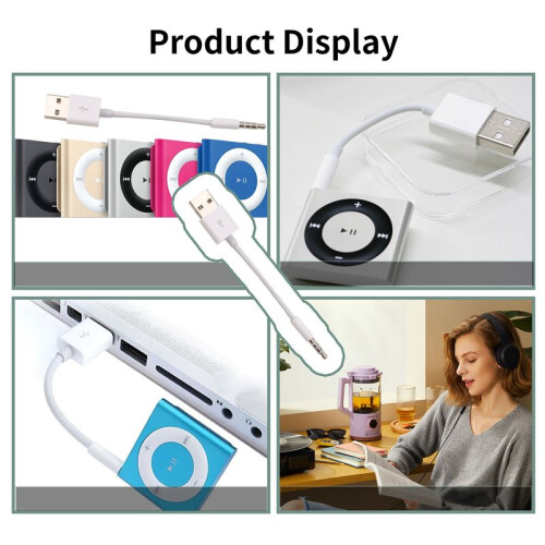 USB CHARGER DATA SYNC CABLE LEAD FOR   SHUFFLE 1ST 2ND GEN GENERATION 2