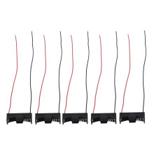 5PCS 1 23A A23 12V Almacenamiento de BateríA Clip Clip Box Case Cell Holder con Cable