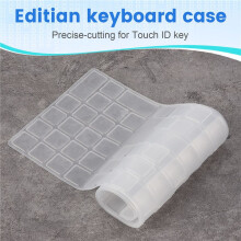 Silicone Thin Keyboard Skin Cover Protector With Numeric Keypad For Transparent