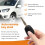 Remote 2 button remote key shell for  Actyon kyron rexton 4