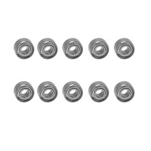 10pcs Miniature Sealed Metal Shielded Metric Radial Bearing Model: MR52-ZZ 2x5x2.5Mm