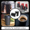 20 Paper Cups (9oz) - Plain Solid Colours Birthday Party Tableware Catering(black) 6