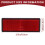 rectangle red Reflectors Universal For Motorcycles ATV Bikes Dirt Bikes 7