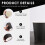20 Paper Cups (9oz) - Plain Solid Colours Birthday Party Tableware Catering(black) 5