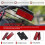 rectangle red Reflectors Universal For Motorcycles ATV Bikes Dirt Bikes 5