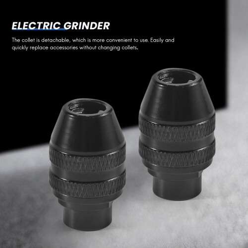 3Pcs Multi Quick Change Keyless Chuck Universal Chuck Replacement for  4486 Rotary Tools 3000 4000 7700 8200 2