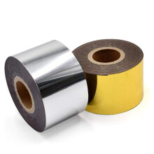 Hot Stamping Foil Paper with 1.5x400ft,Hot Foil Stamping Paper for Leather Bronzing Machine DIY Decoration Silver & Gold
