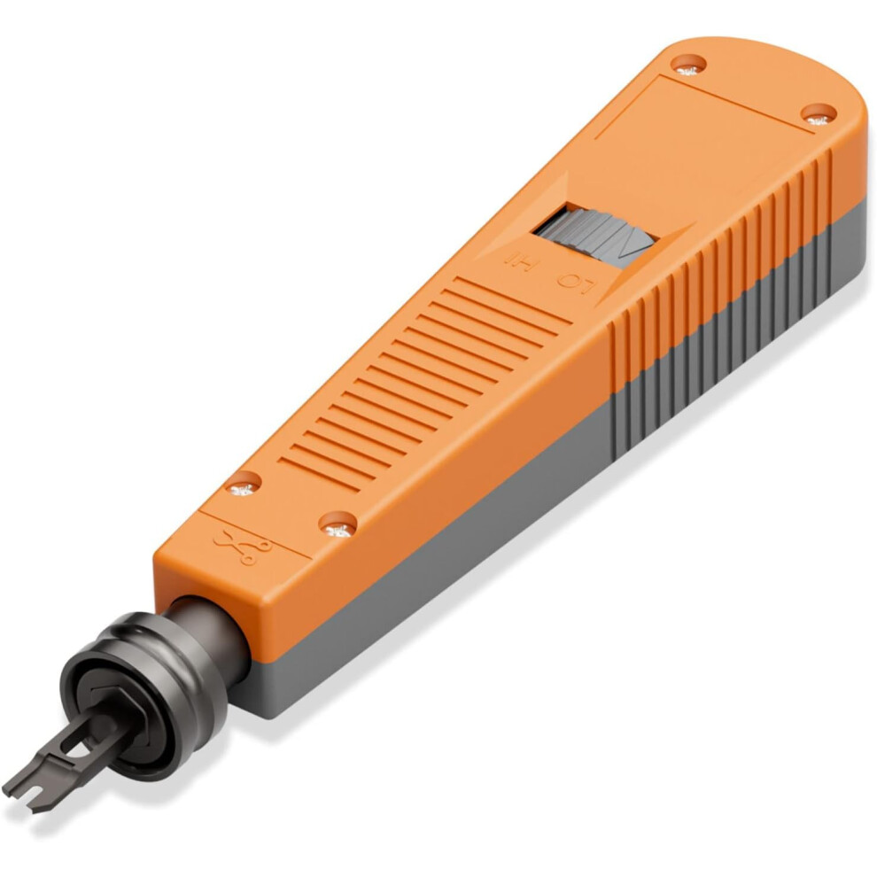 Ethernet Punch Down Tool With 110 Reversible Blade For Cat8 Cat7 Cat6a Cat6 Cat5e Keystone Jacks 9771547259459