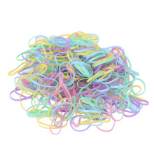Vielseitig einsetzbare Gummibänder, weiches Gummiband für schonendes Haar, geeignet für Büro und Industrie (farbig)
